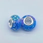 Resin Spacer Beads 14mm Ink Painting Large Hole 50pcs 14