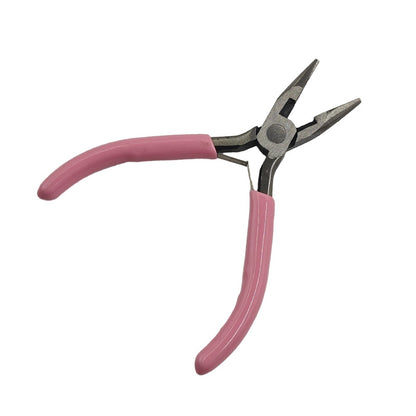 Jewelry Pliers High Carbon Steel Pink Handles 125mm 1pc 17