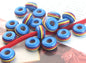 Resin Donut Spacer Beads 14mm Colorful 500pcs 10