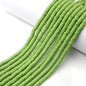 Flat Clay Beads 6mm Solid Color Smooth Polymer Disc 10strands 20