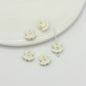 Baking Painted Dress Metal Beads 12mm Colorful Glossy Alloy 10pcs 10