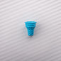 Painted Cone Acrylic Beads 20mm Solid Creamy Colors 5pcs 11