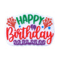 Silicone Focal Beads Happy Birthday Heart Balloon Collection 20pcs 8