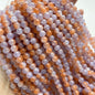 Crackle Round Glass Beads 8mm Dual Color Soft Pastel 200pcs 9