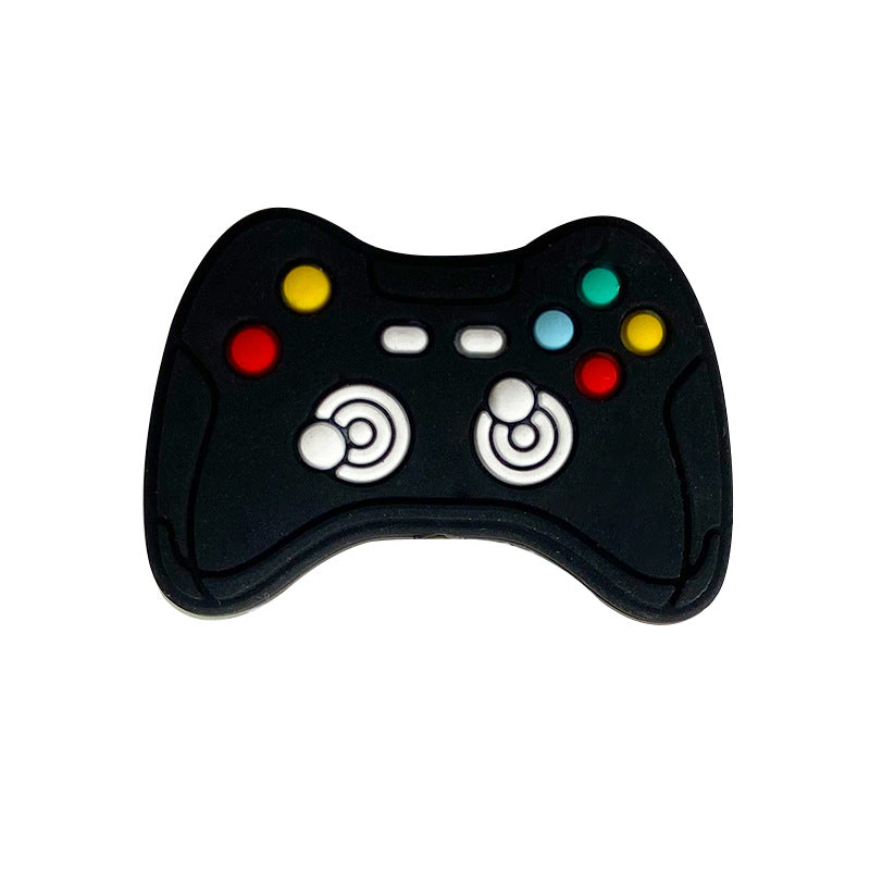 Silicone Focal Beads Game Controller Colorful Matte Finish 10pcs 13