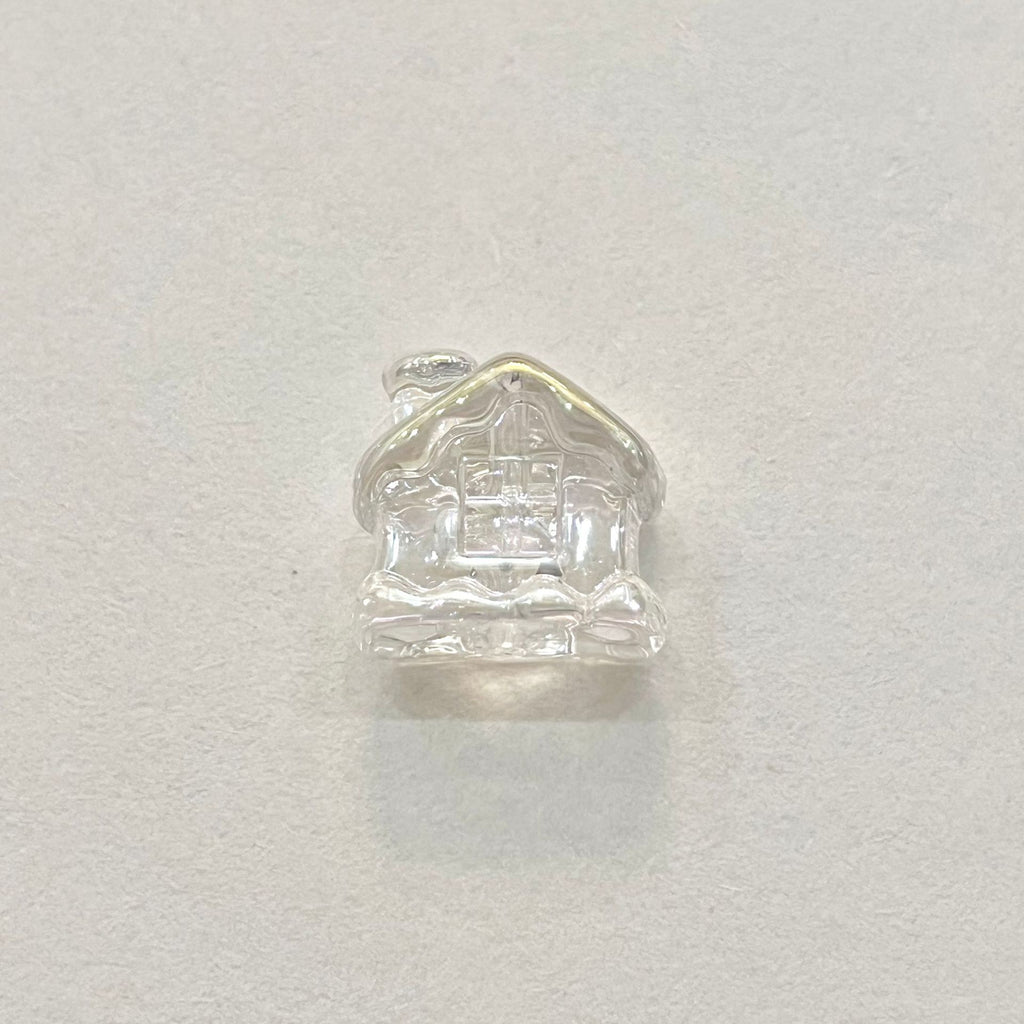 Transparent Snow House Acrylic Beads 20mm Assorted Colors 10pcs 6