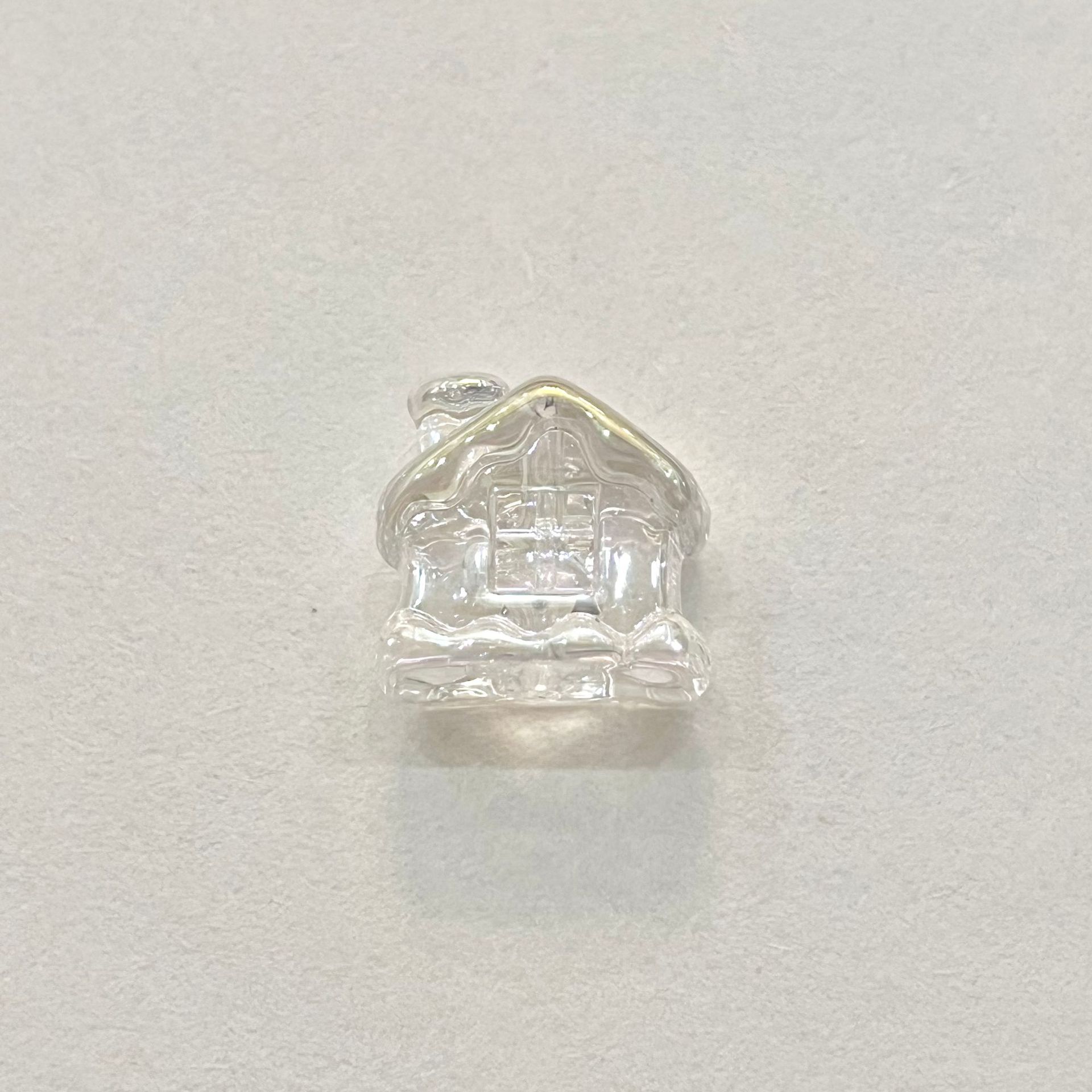 Transparent Snow House Acrylic Beads 20mm Assorted Colors 10pcs 6