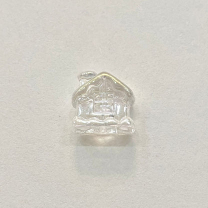 Transparent Snow House Acrylic Beads 20mm Assorted Colors 10pcs 6