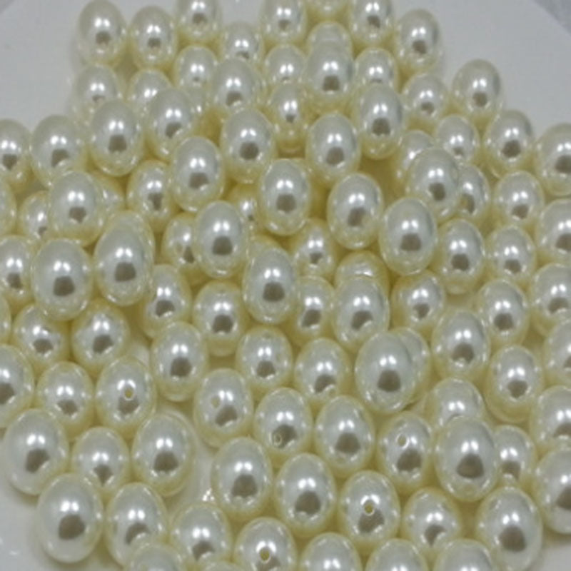 Pearl Acrylic Beads 3mm-16mm Creamy White Imitation 30pcs 5
