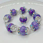 Lantern Rhinestone Beads 14mm Acrylic Plating Bright Color 20pcs 17