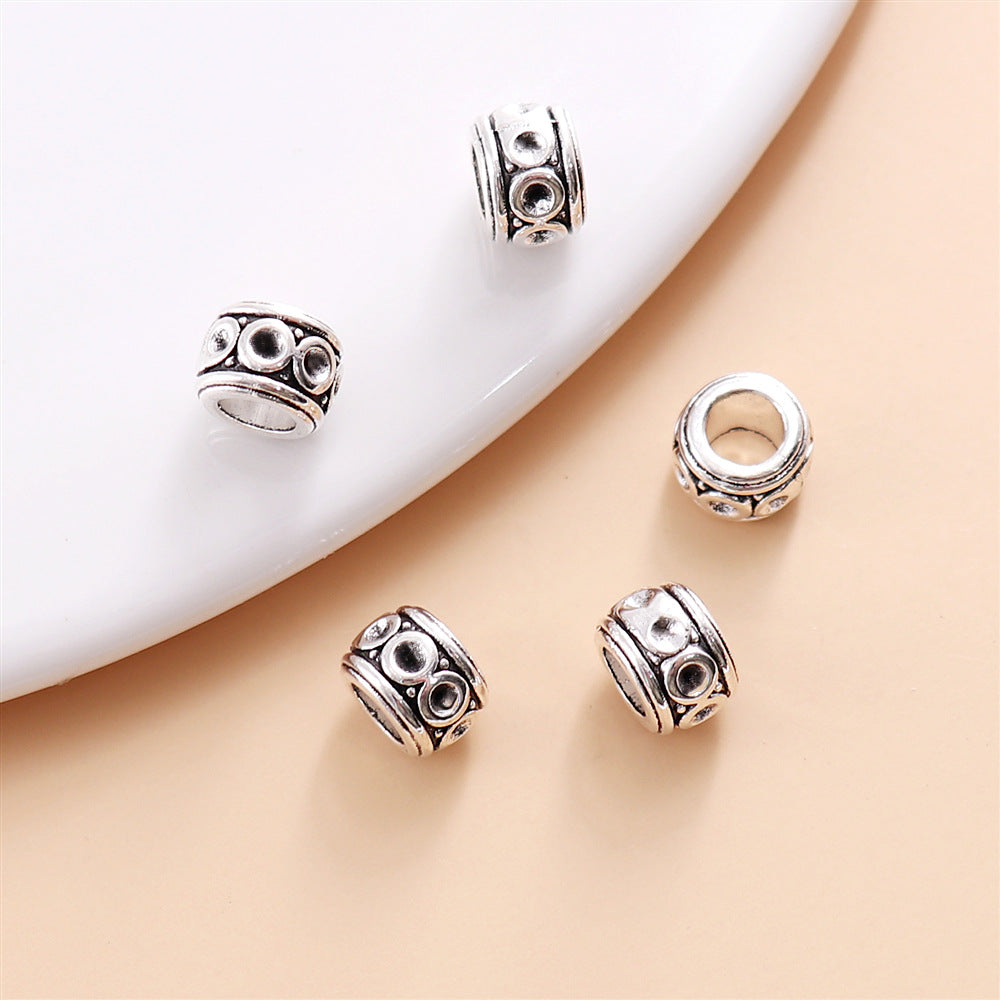 Alloy Circle Spacer Beads 8mm Vintage Plating 30pcs 3