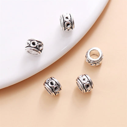 Alloy Circle Spacer Beads 8mm Vintage Plating 30pcs 3