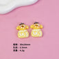 Sanrio Swiss Roll Series Resin Beads Playful Pastel Mixed 10pcs 10
