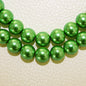 Pearl Glass Beads 10mm Imitation Smooth Lustrous Finish 20pcs 11
