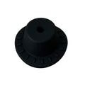 Silicone Focal Beads Hats Raised Dash Brim Detail 20pcs 6