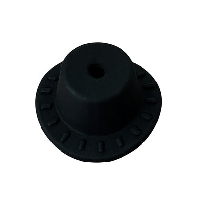 Silicone Focal Beads Hats Raised Dash Brim Detail 20pcs 6
