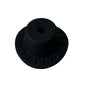 Silicone Focal Beads Hats Raised Dash Brim Detail 20pcs 6