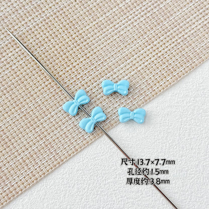 Baking Painted Christmas Tree and Bells Metal Beads 20pcs Festive Colors 5