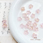 Forest Series Gilded Lampwork Glass Beads Nature Inspired Vintage 10pcs 22
