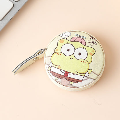 Retractable Cartoon Character Dual Scale Measuring Tape 5cm 1pc 9