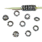 Alloy Irregular Ring Spacer Beads 6mm 8mm 10mm Tibetan Style 100pcs 5