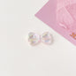 High Transparency Bow Acrylic Beads 16mm 29mm Pastel Rainbow 100pcs 9