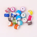 Painted Billiards Acrylic Beads 16mm Creative Colorful 100pcs 4
