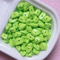Painted Gravel Acrylic Beads 10mm Glossy Bright Colors 30pcs 8