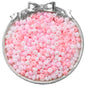 Frosted Abacus Glass Beads 3x6mm Pastel Matte Finish 70pcs 23