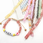 Crackle Square Glass Beads 6mm Multicolor Mixed 59pcs 3