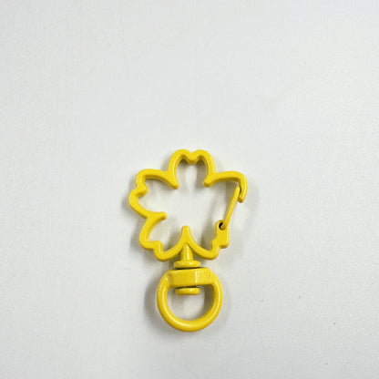 Zinc Alloy Cherry Shaped Spray Painted Swivel Buckle Keychain Clasps 10pcs 13