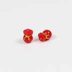 Lampwork Glass Beads Money Bags 10x12mm 12x15mm Mixed Colors 50pcs 6
