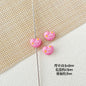 Double Sided Heart and Perfume Bottle Metal Beads 13/16mm Painted Alloy 10pcs 9