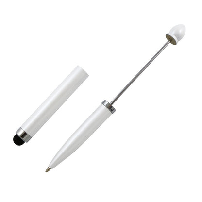 Beadable Pen Metal 3 in 1 Touch Stylus Ballpoint Black Ink 13