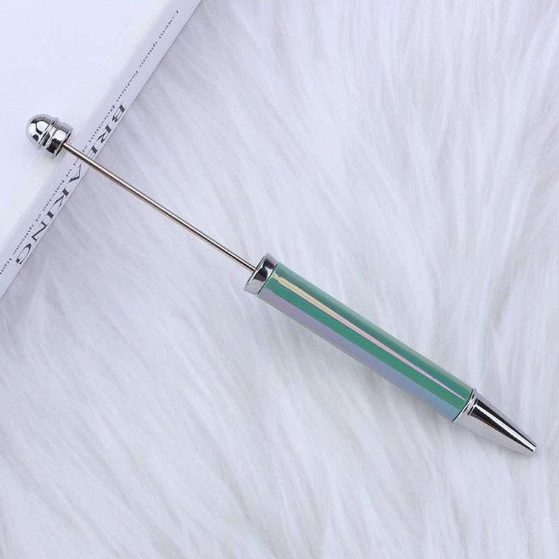Beadable Pen UV Electroplating Rainbow Color Opal Shimmer 10pcs 7