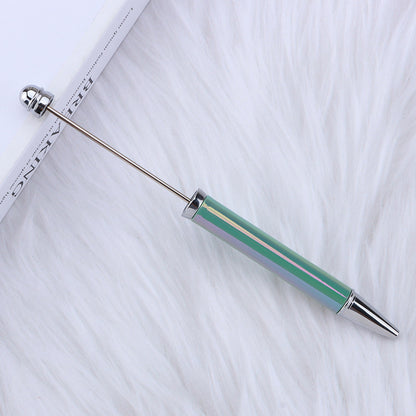 Beadable Pen UV Electroplating Rainbow Color Opal Shimmer 10pcs 7