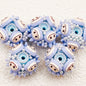 Handmade Round Clay Beads 25mm Adorable Pastel Faces 2pcs 3