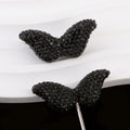 Polymer Clay Wing Rhinestone Beads 37mm Full Rhinestone Pave 6pcs 6