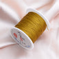 Nylon Thread Solid Color Glossy Finish 0.4mm 60m Spool 30