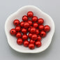 Glossy Metallic Round Acrylic Beads 10mm Colorful Assorted 50pcs 8