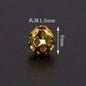 Brass Round Metal Beads 4-6mm Vintage Hollow Filigree 100pcs 6