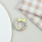 Zinc Alloy Bow Trigger Keyrings 27mm Baking Painted 6pcs 20