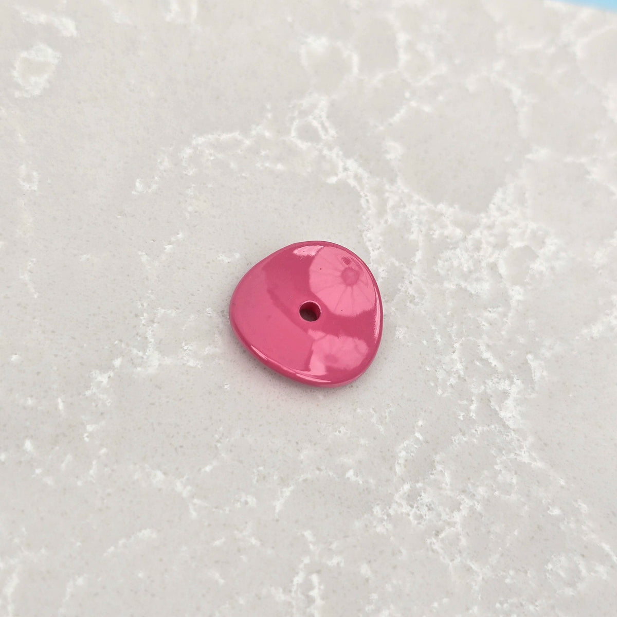 Acrylic Potato Chips Spacer Beads 14mm Baking Painted 20pcs 11