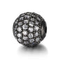 Round Metal Beads 6mm 8mm 10mm Copper Zircon 18K Gold Plated 8