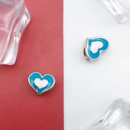 Enamel CCB Plastic Acrylic Beads 9-15mm Large Hole Playful Shapes 40pcs 27