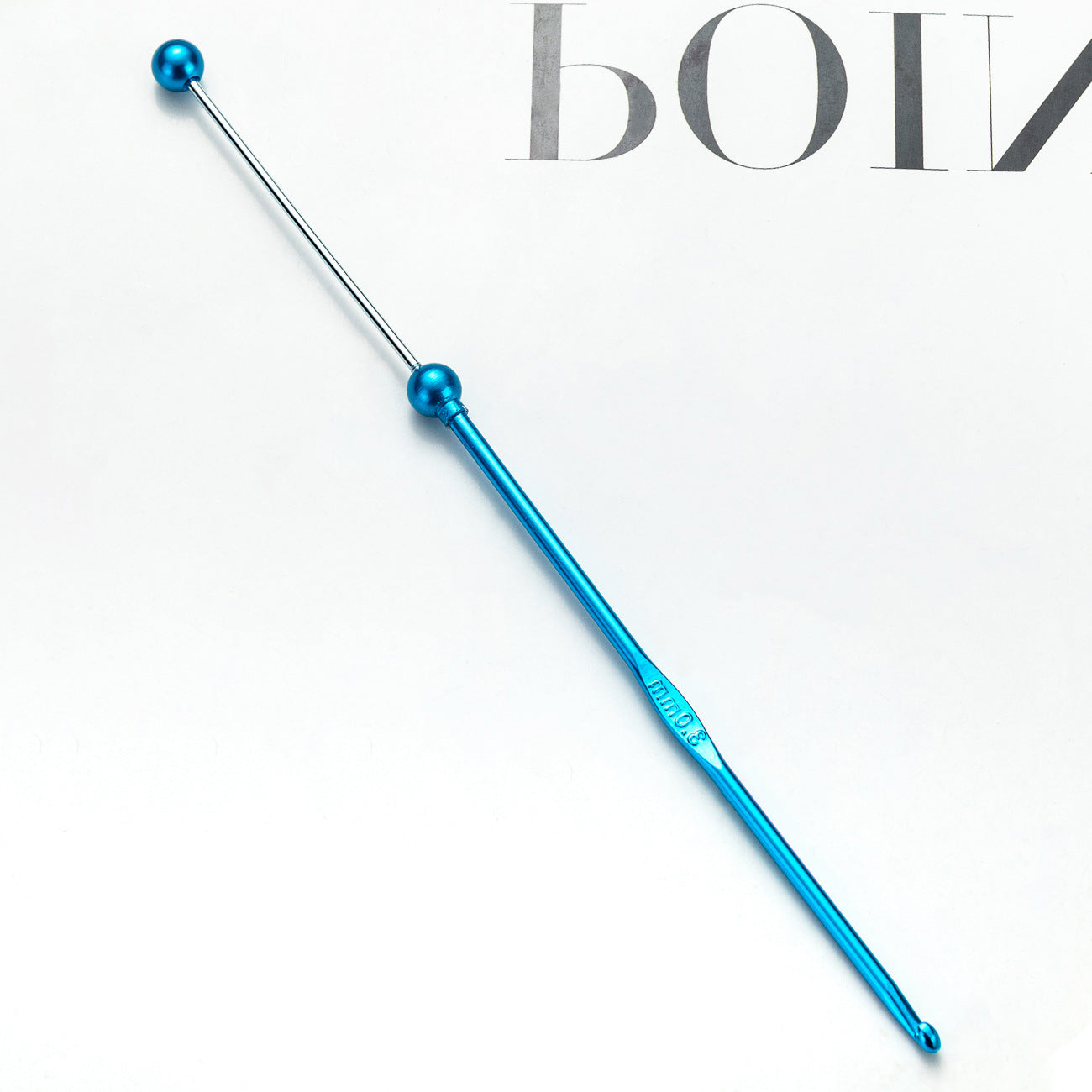 Beadable Crochet Hooks Metallic Slim Polished 3.0mm to 6.0mm 11