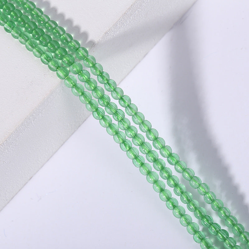 Colored Transparent Seed Glass Beads 2mm 2 Strands 400pcs 22