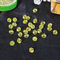 Electroplated Faceted Glass Beads 6mm Transparent Mixed Colors 45pcs 7