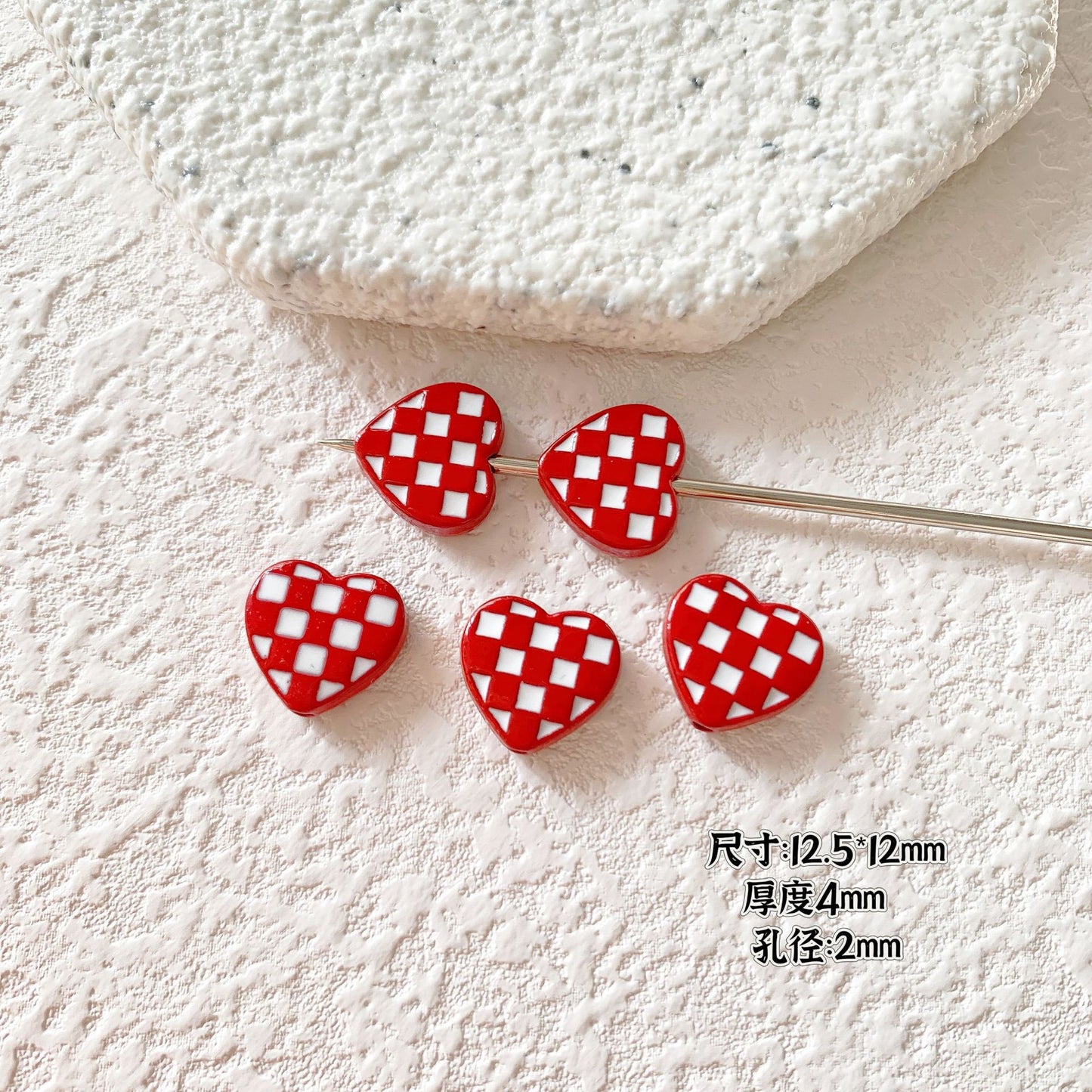 Candy Clown Metal Beads Colorful Painted Alloy 10pcs 14