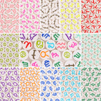 Flat Clay Beads 9mm Multicolor Twelve Constellation Zodiac 100pcs